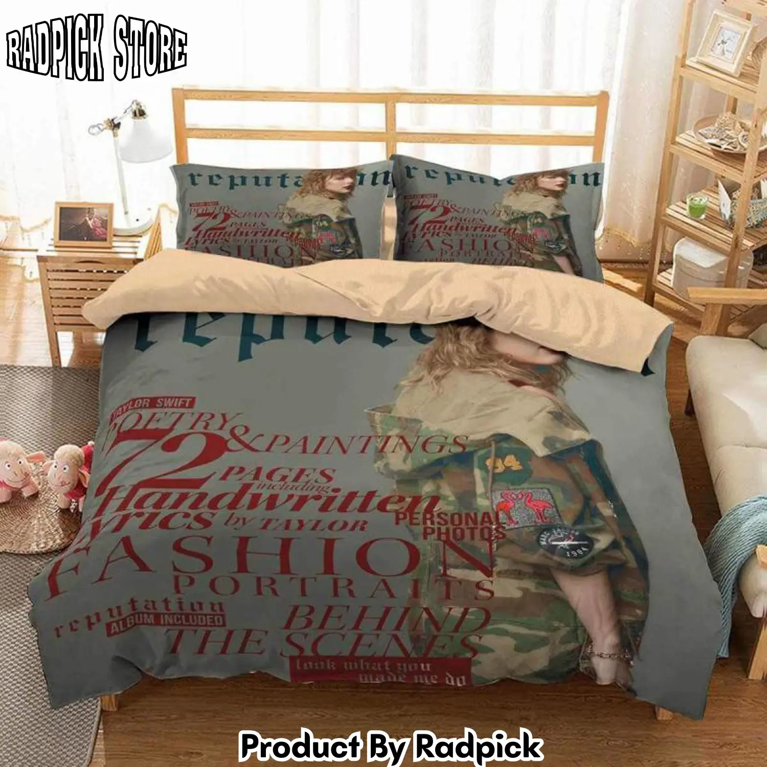Radpick 3d customize taylor swift bedding set duvet cover set bedroom set bedlinen rp3278978